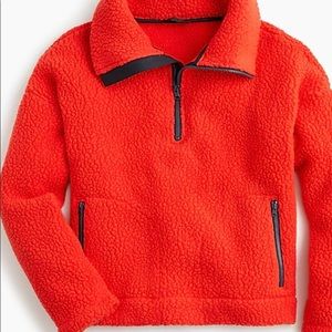 J Crew Ladies Polartec Half Zip Fleece Pullover Jacket